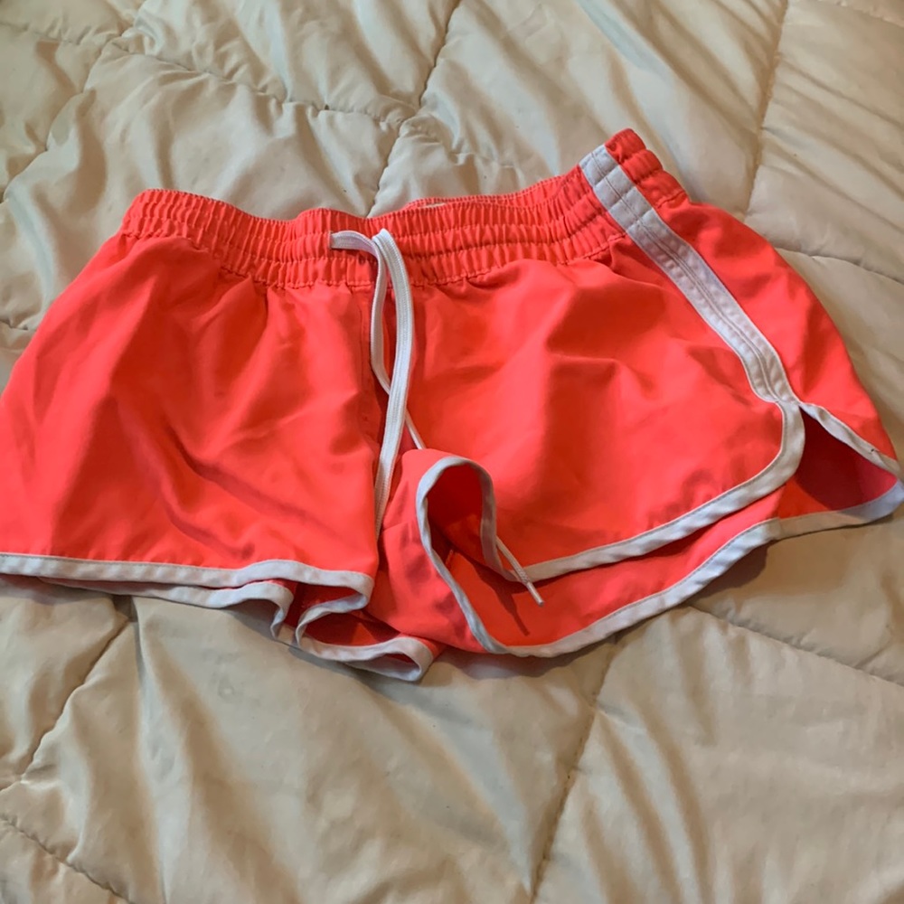 Bright neon pink shorts from Old Navy, size small